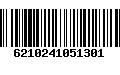 Código de Barras 6210241051301