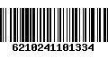 Código de Barras 6210241101334