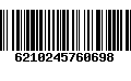 Código de Barras 6210245760698