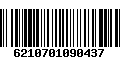 Código de Barras 6210701090437