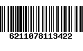 Código de Barras 6211078113422