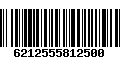 Código de Barras 6212555812500