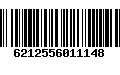 Código de Barras 6212556011148