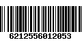 Código de Barras 6212556012053