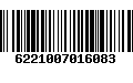 Código de Barras 6221007016083