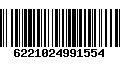 Código de Barras 6221024991554