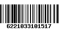 Código de Barras 6221033101517