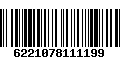 Código de Barras 6221078111199