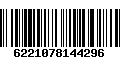 Código de Barras 6221078144296