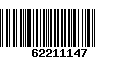 Código de Barras 62211147