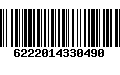 Código de Barras 6222014330490