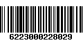 Código de Barras 6223000228029