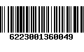 Código de Barras 6223001360049