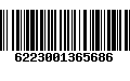 Código de Barras 6223001365686