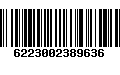 Código de Barras 6223002389636