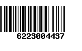 Código de Barras 6223004437