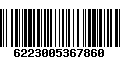 Código de Barras 6223005367860