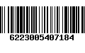 Código de Barras 6223005407184