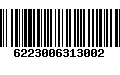 Código de Barras 6223006313002