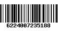 Código de Barras 6224007235188