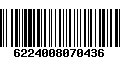 Código de Barras 6224008070436