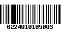 Código de Barras 6224010105003