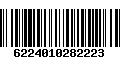 Código de Barras 6224010282223