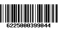 Código de Barras 6225000399044