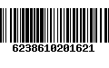 Código de Barras 6238610201621