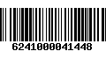 Código de Barras 6241000041448