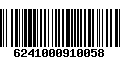 Código de Barras 6241000910058