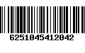 Código de Barras 6251045412042