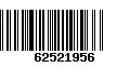 Código de Barras 62521956