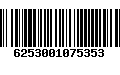 Código de Barras 6253001075353