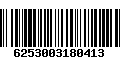 Código de Barras 6253003180413