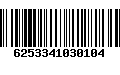 Código de Barras 6253341030104