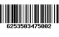 Código de Barras 6253503475002