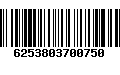 Código de Barras 6253803700750