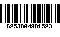 Código de Barras 6253804981523