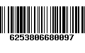 Código de Barras 6253806680097