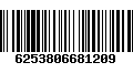 Código de Barras 6253806681209