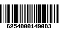 Código de Barras 6254000149083