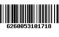 Código de Barras 6260053101718