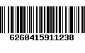 Código de Barras 6260415911238