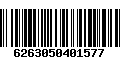 Código de Barras 6263050401577