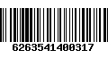 Código de Barras 6263541400317