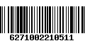 Código de Barras 6271002210511