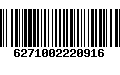 Código de Barras 6271002220916