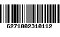 Código de Barras 6271002310112