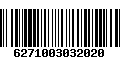 Código de Barras 6271003032020